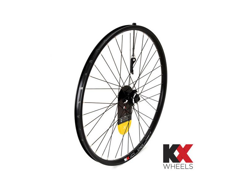 KX Wheels MTB 26" Doublewall Q/R Wheel Disc Brake (Front) BLACK click to zoom image