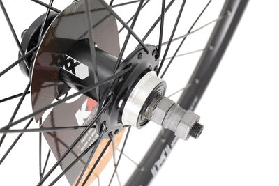 KX Wheels MTB 27.5" 650B Doublewall Q/R Screw On Wheel Disc Brake in Black (Rear) click to zoom image