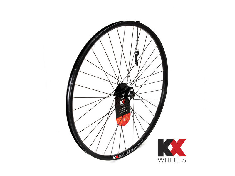 KX Wheels MTB 29" 29er Doublewall Q/R Wheel Disc Brake in Black (Front) click to zoom image