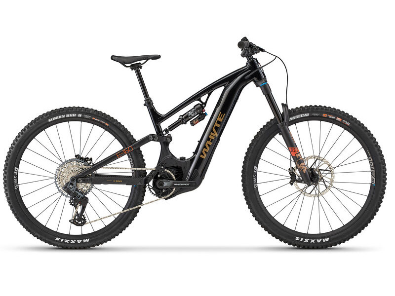 WHYTE E-160 RSX ELECTRIC MOUNTAIN BIKE BLACK click to zoom image