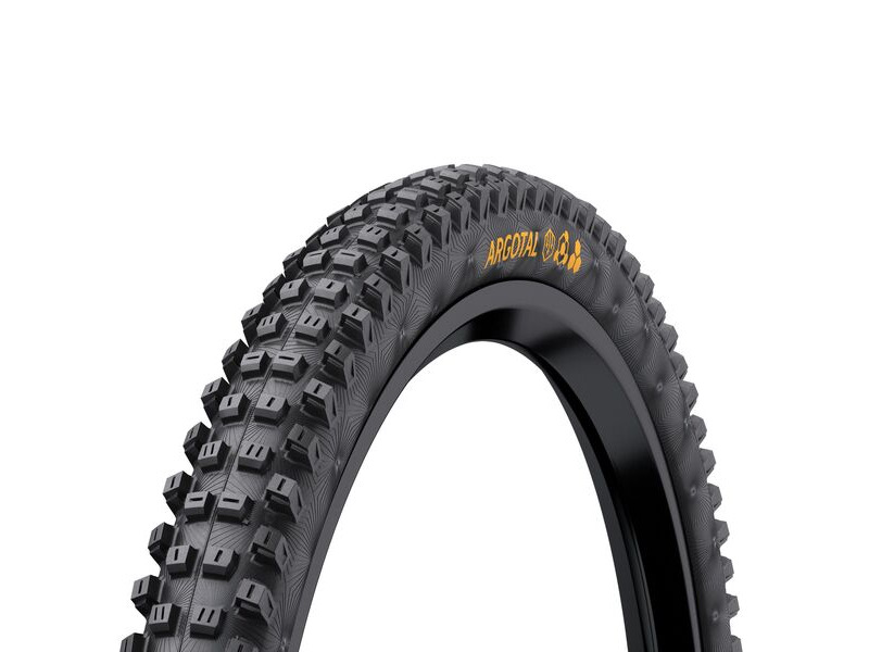 CONTINENTAL Argotal Downhill Tyre - Soft Compound Foldable Black & Black 29x2.40" click to zoom image