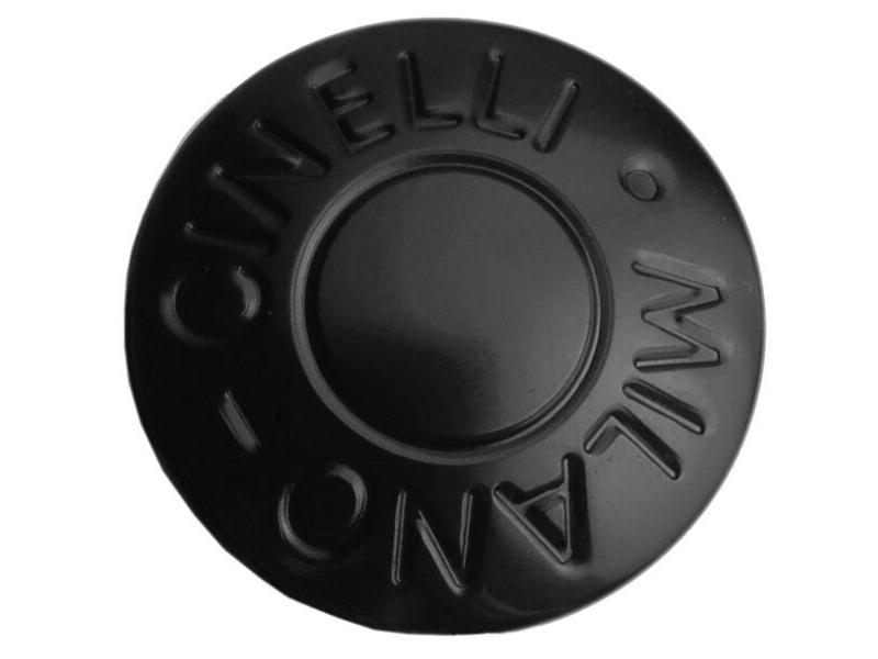 CINELLI Milano Bar End Plugs Black Pair click to zoom image