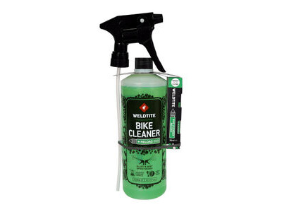 WELDTITE Weldtite Bike Cleaner Spray 1 Litre with 30ml Reload LIME