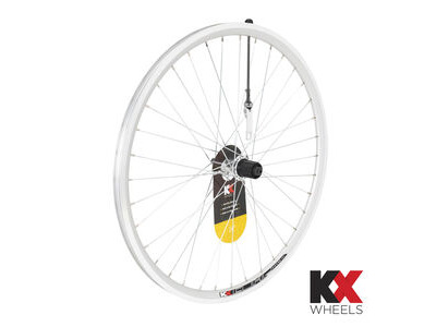 KX Wheels MTB 26" Doublewall Q/R Cassette Wheel Rim Brake (Rear) SILVER