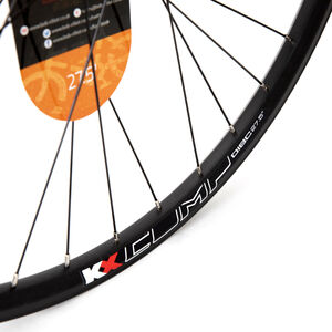 KX Wheels MTB 27.5" 650B Doublewall Q/R Cassette Wheel Disc Brake in Black (Rear) click to zoom image