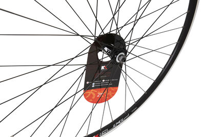 KX Wheels MTB 29" 29er Doublewall Q/R Wheel Rim Brake in Black (Front) click to zoom image