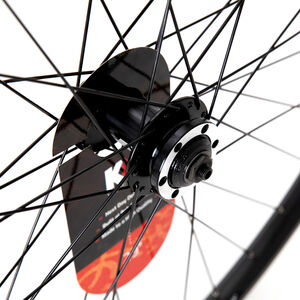 KX Wheels MTB 29" 29er Doublewall Q/R Wheel Disc Brake in Black (Front) click to zoom image