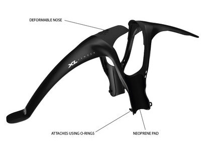 CRUD Crud XL Front Fender in Black