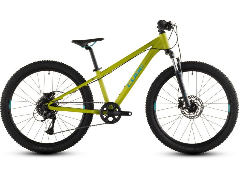 CUBE Acid 240 Disc Lime Kids Bike click to zoom image