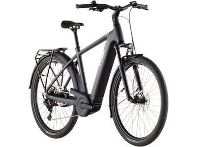 CUBE Touring Hybrid One 600 Electric Bike 54 cm coal/chrome click to zoom image