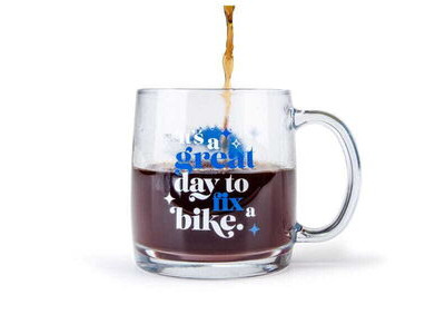 PARK TOOL MUG-7 - Glass Mug With Park Tool Logo click to zoom image