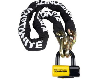 KRYPTONITE New York Fahgettaboudit Chain 14mmX100cm And NY Disc Lock [Sold Secure Diamond]