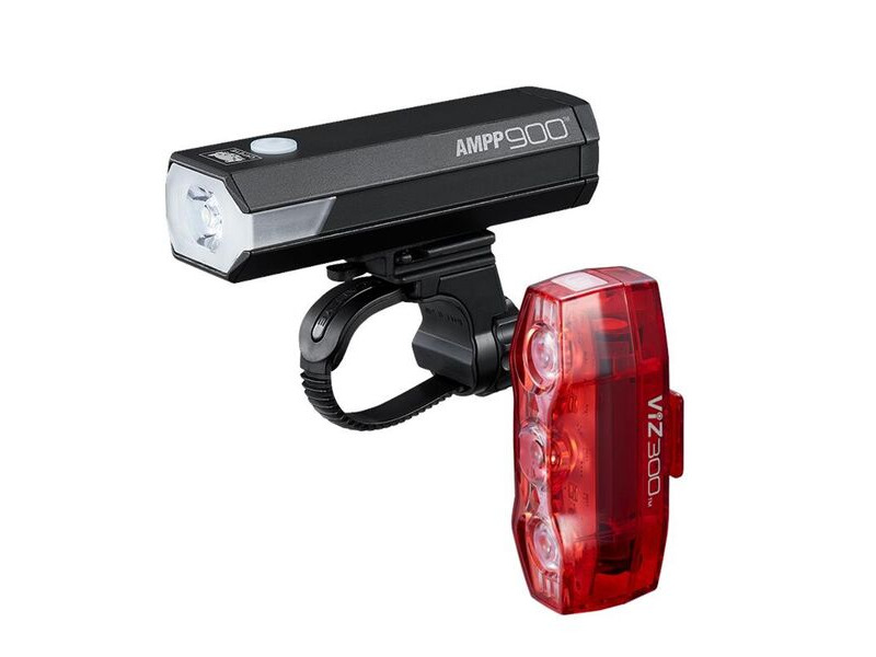 CATEYE Ampp 900 / Viz 300 Bike Light Set Usb-c click to zoom image