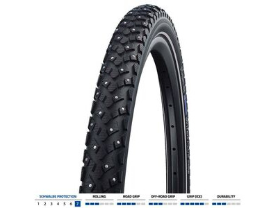 SCHWALBE Marathon Winter RaceGuard 700x35 Blk/Refl