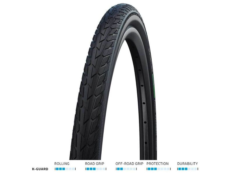 SCHWALBE Road Cruiser K-Guard 16x1.75 Blk click to zoom image
