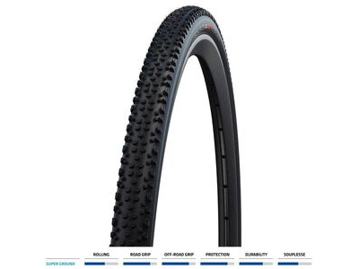 SCHWALBE X-One Alrnd Evo Superground TLE 700x35 Fold