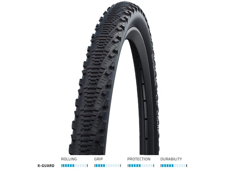 SCHWALBE CX Comp K-Guard 700x35c Blk/Refl click to zoom image