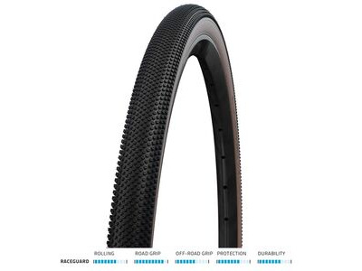 SCHWALBE G-One Allround Perf RaceGuard TLE 700x45c Fold Brnz