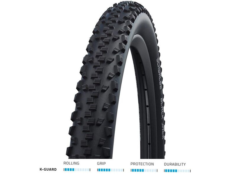 SCHWALBE Black Jack K-Guard 24x1.90 Blk click to zoom image