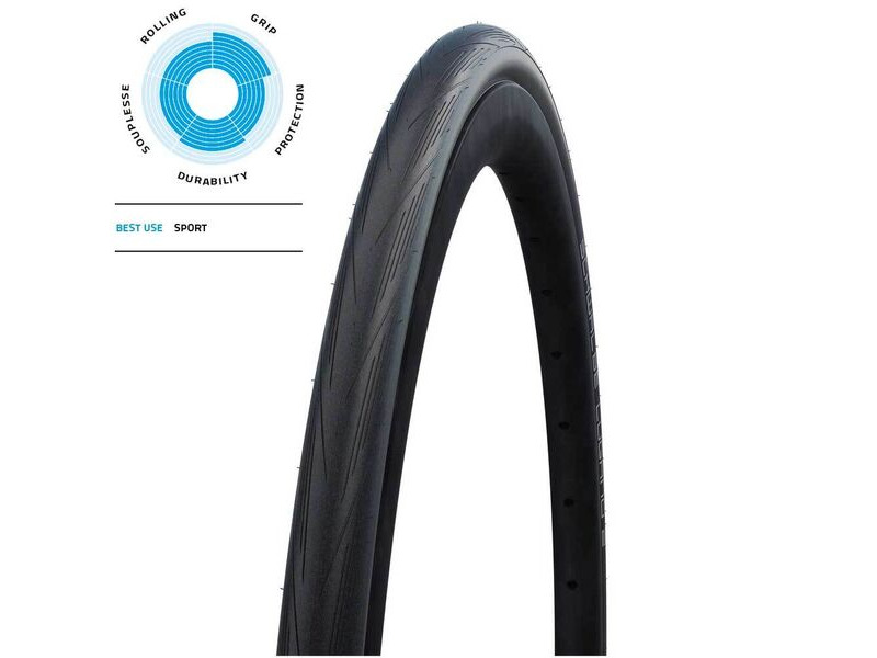SCHWALBE Lugano II K-Guard 700x23c Fold click to zoom image