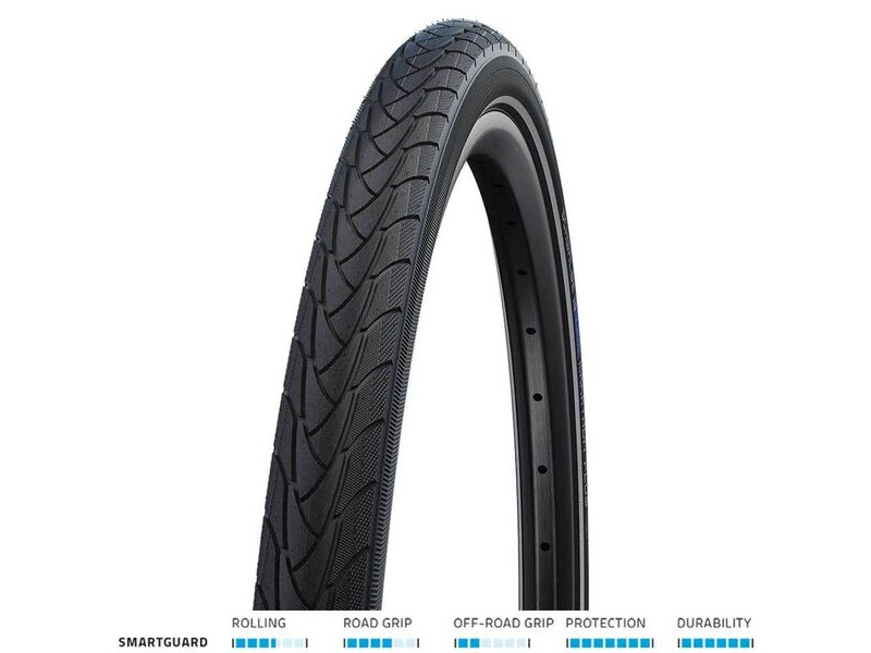 SCHWALBE Marathon Plus Smartguard 27.5x1.50 Blk/Refl click to zoom image