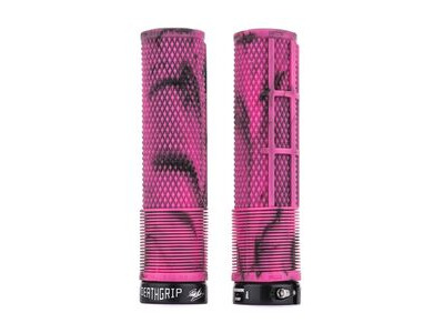 DMR DeathGrips Soft Thick MTB Grips Soft Thick Marble Pink  click to zoom image