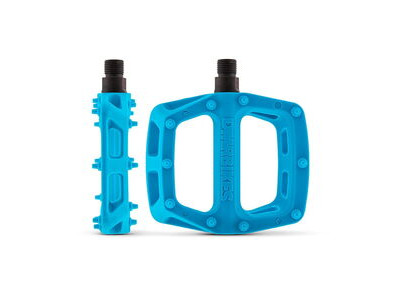 DMR V6 Plastic Pedal - Cro-Mo Axle 97mm x 102mm Blue  click to zoom image