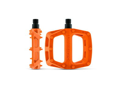 DMR V6 Plastic Pedal - Cro-Mo Axle 97mm x 102mm Orange  click to zoom image