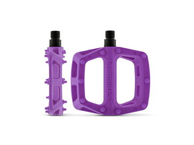 DMR V6 Plastic Pedal - Cro-Mo Axle 97mm x 102mm Purple  click to zoom image
