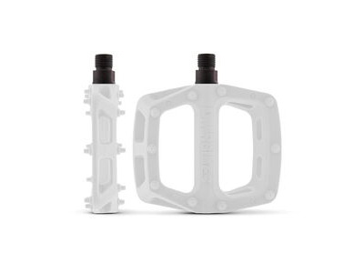 DMR V6 Plastic Pedal - Cro-Mo Axle 97mm x 102mm White  click to zoom image