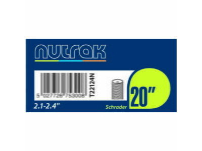 NUTRAK 20 x 2.1 - 2.4 inch Schrader valve inner tube